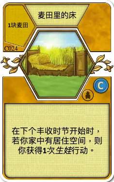 Bed in the Grain Field